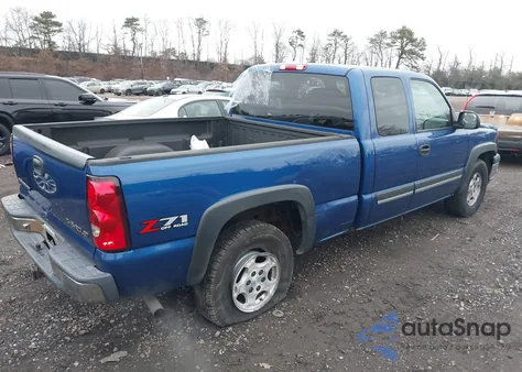 2004 Chevrolet Silverado 1500 Z71 из США, поврежденный, VIN 1GCEK19T54E189837